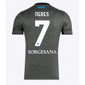 SSC Napoli David Neres #7 Replika Tredjetrøje 2024-25 Kortærmet